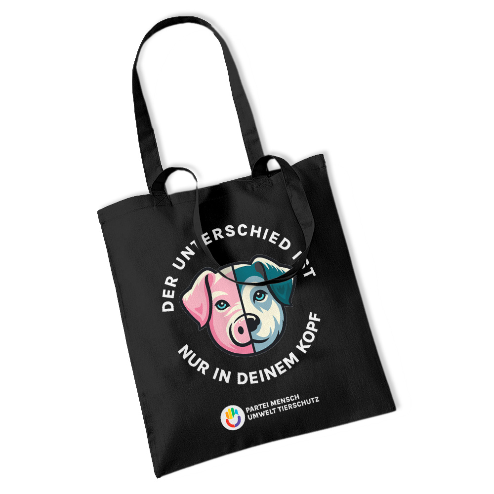 Einkaufstasche / "Jute"-Beutel »Kein Unterschied«