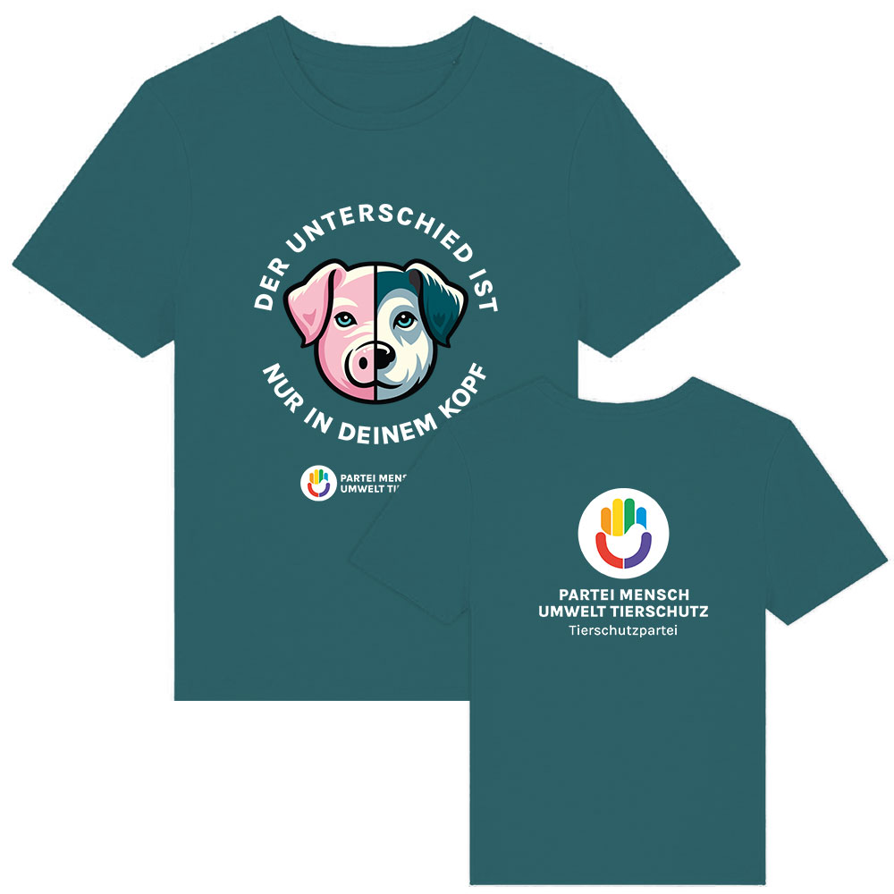 T-Shirt »Kein Unterschied« femininer Schnitt