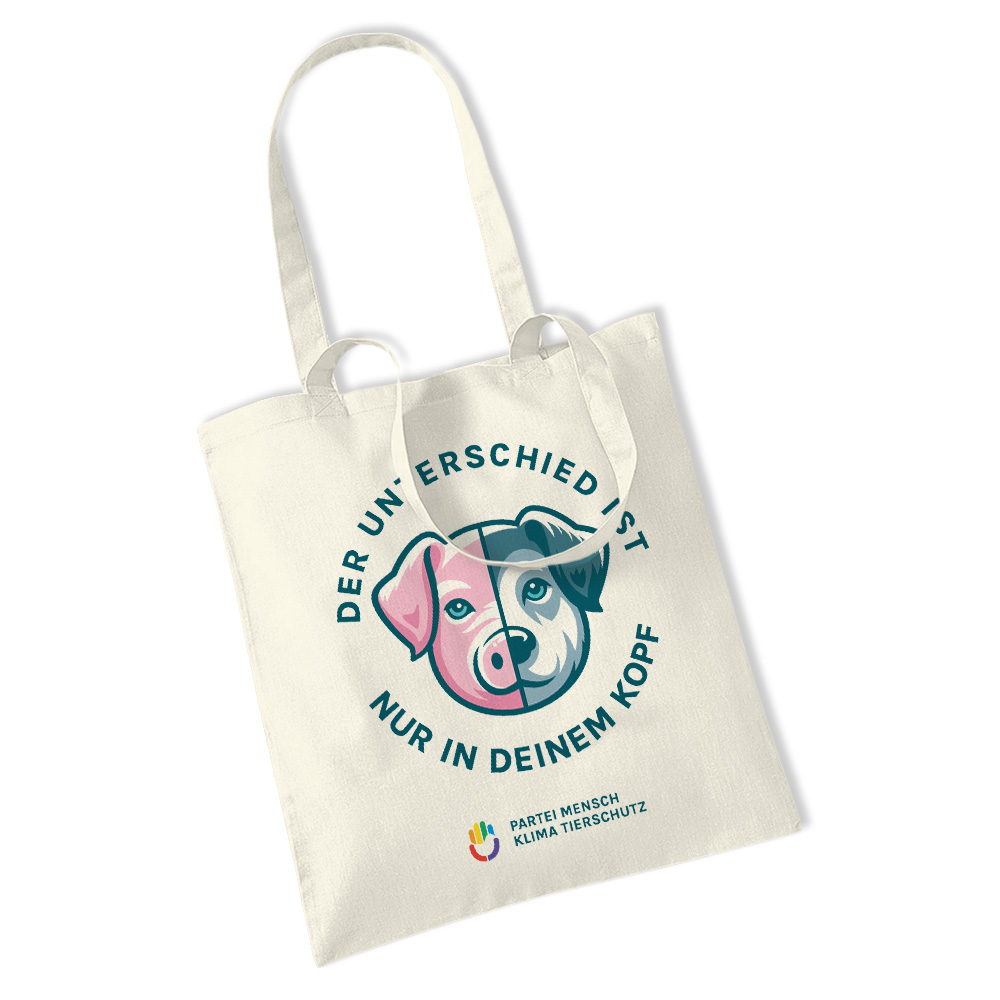 Einkaufstasche / "Jute"-Beutel »Kein Unterschied«
