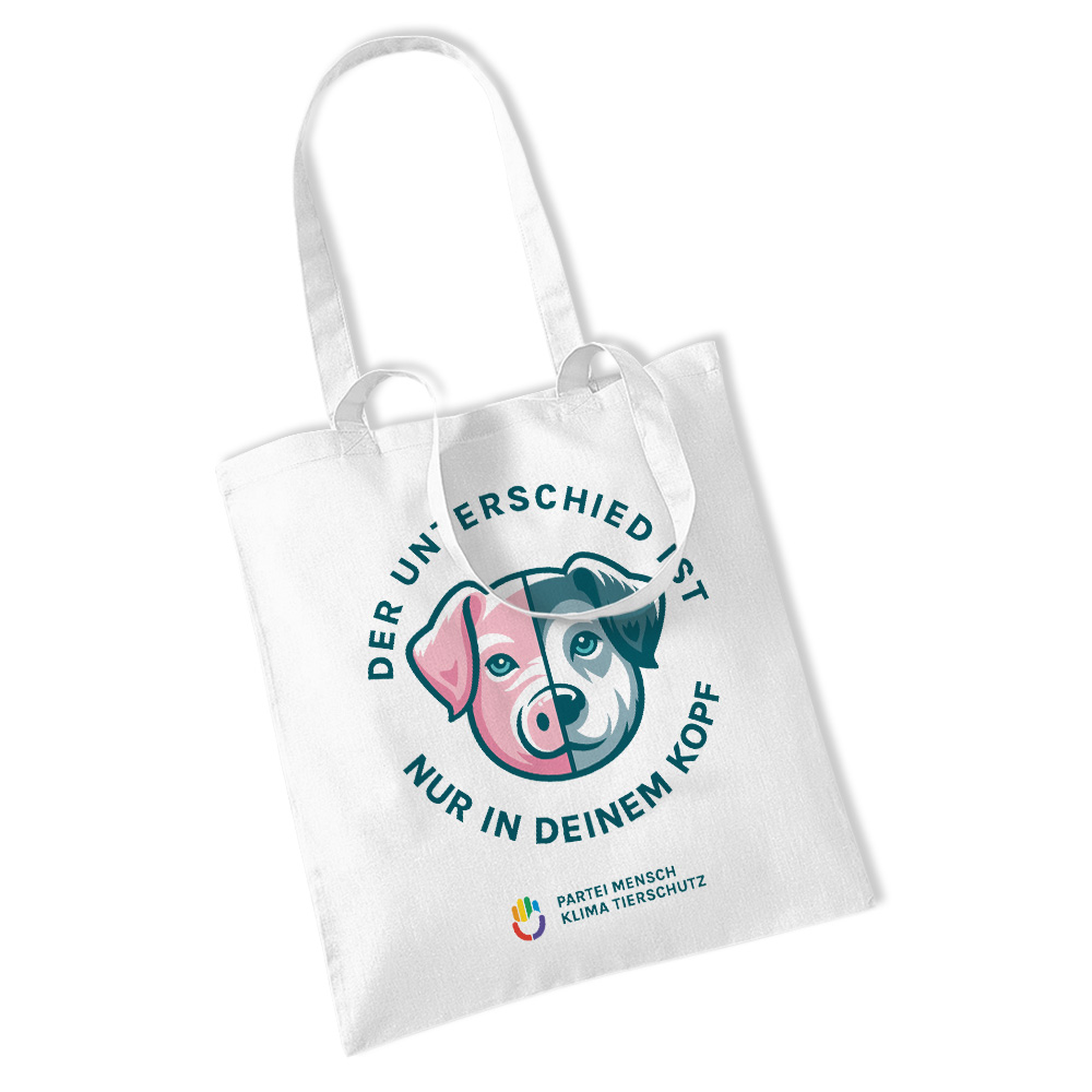 Einkaufstasche / "Jute"-Beutel »Kein Unterschied«