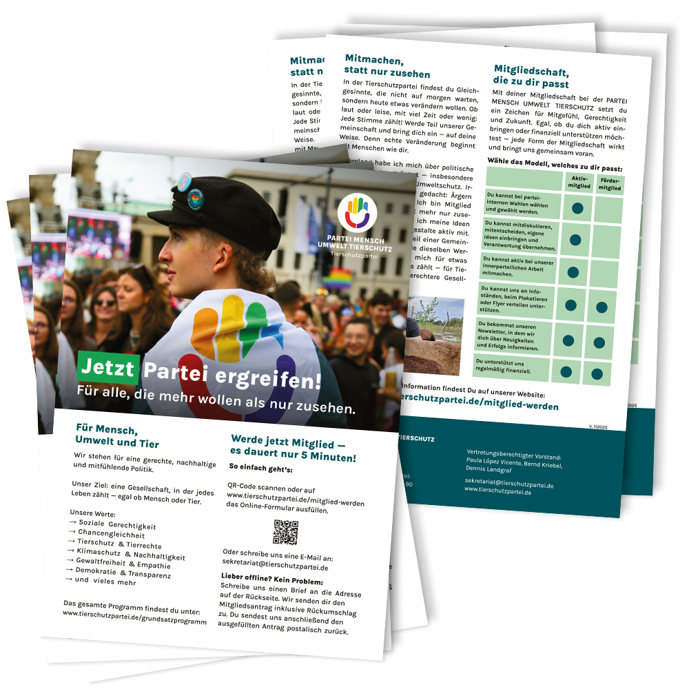 Flyer »Mitglied werden« A5 (100 Stk.)