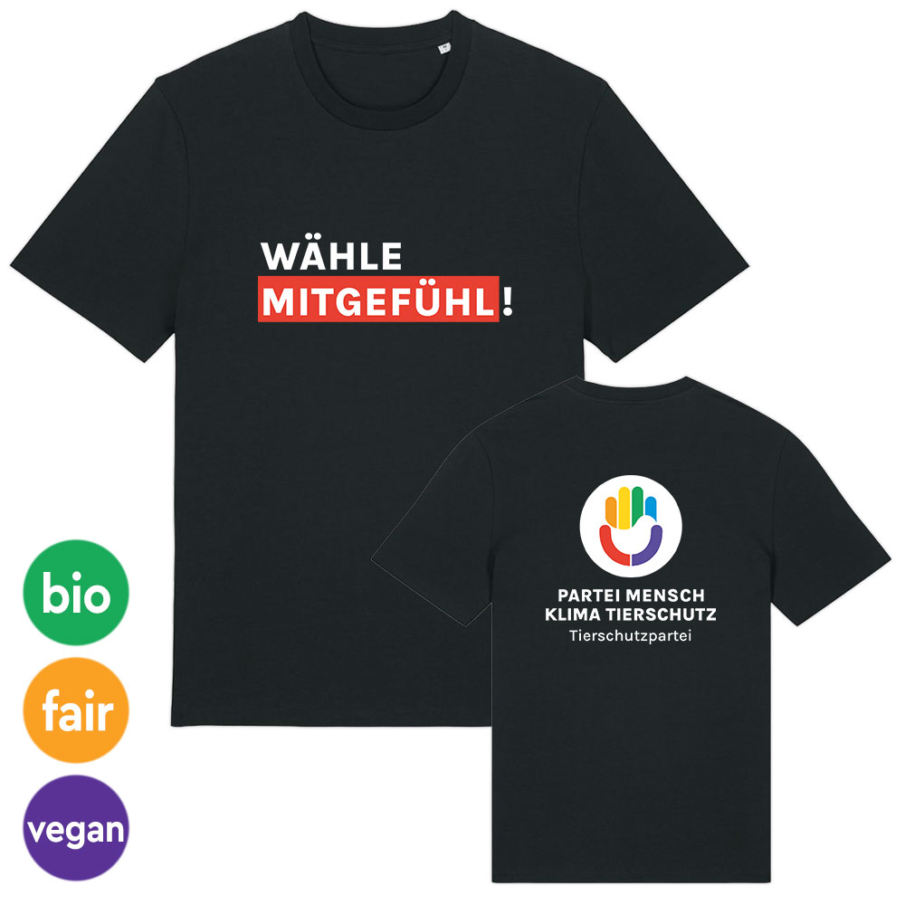 T-Shirt »Wähle Mitgefühl + Logo«