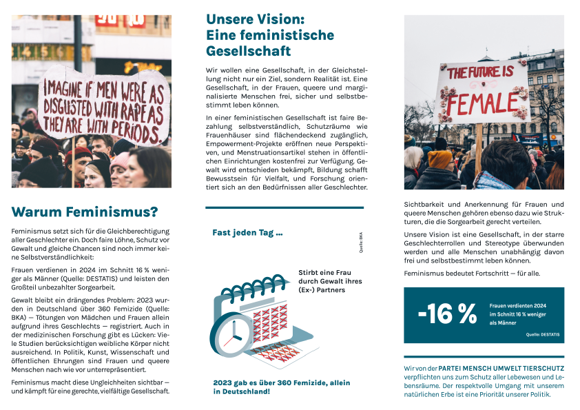 Flyer »Feminismus« (100 Stück)