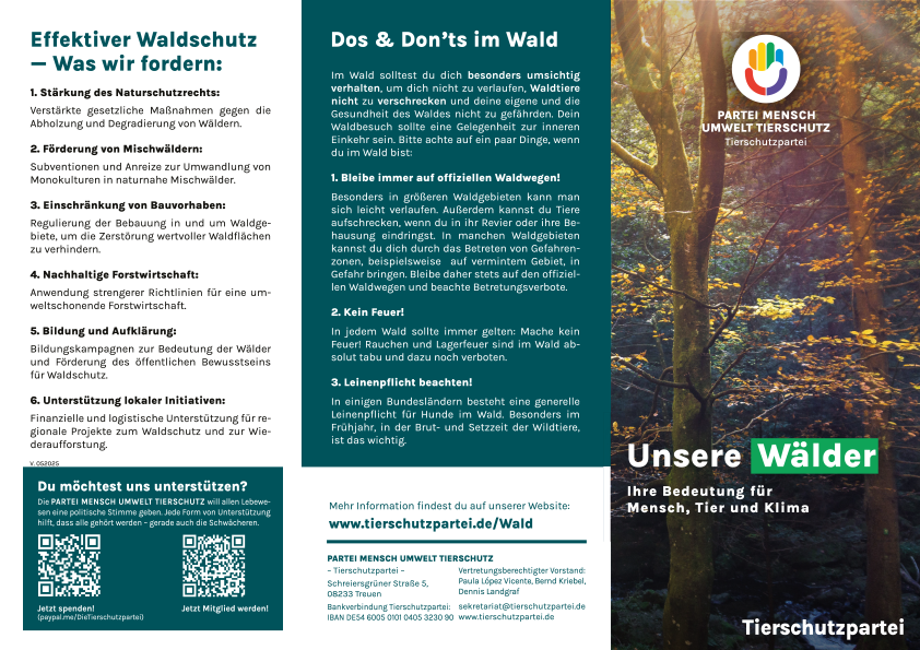 Flyer »Wald« (100 Stück)