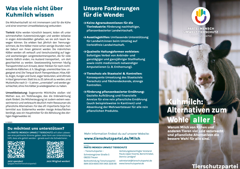 Flyer »Milch« (100 Stück)