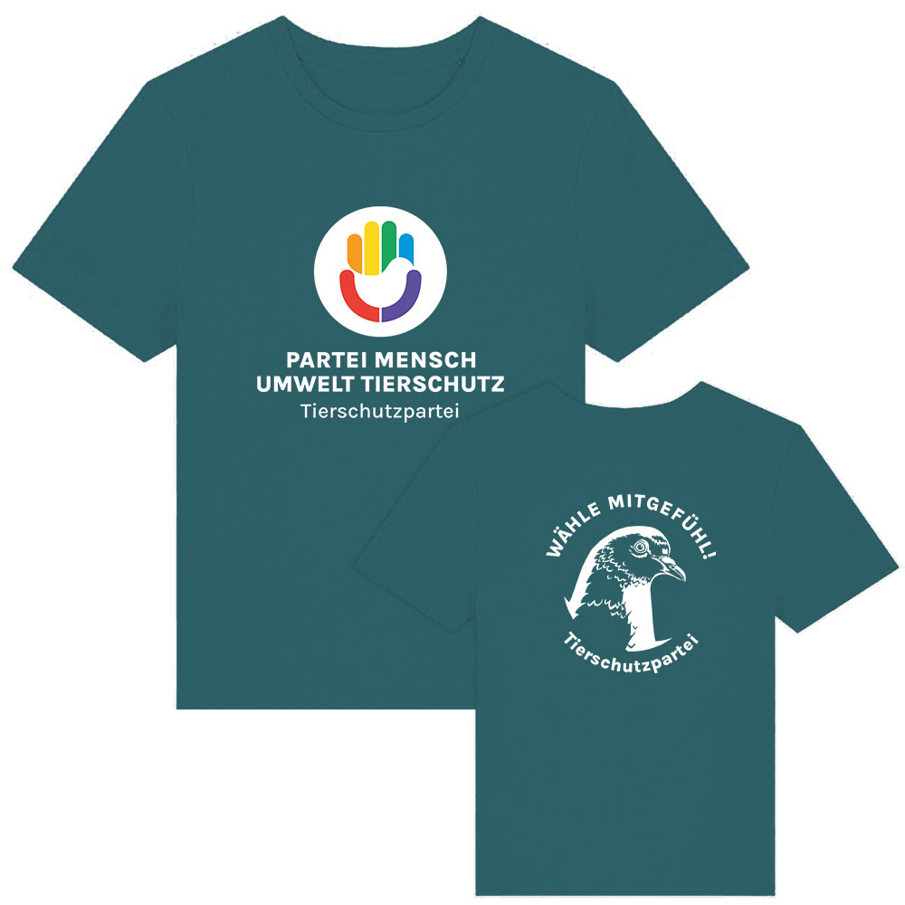 T-Shirt »Logo + Taube« femininer Schnitt