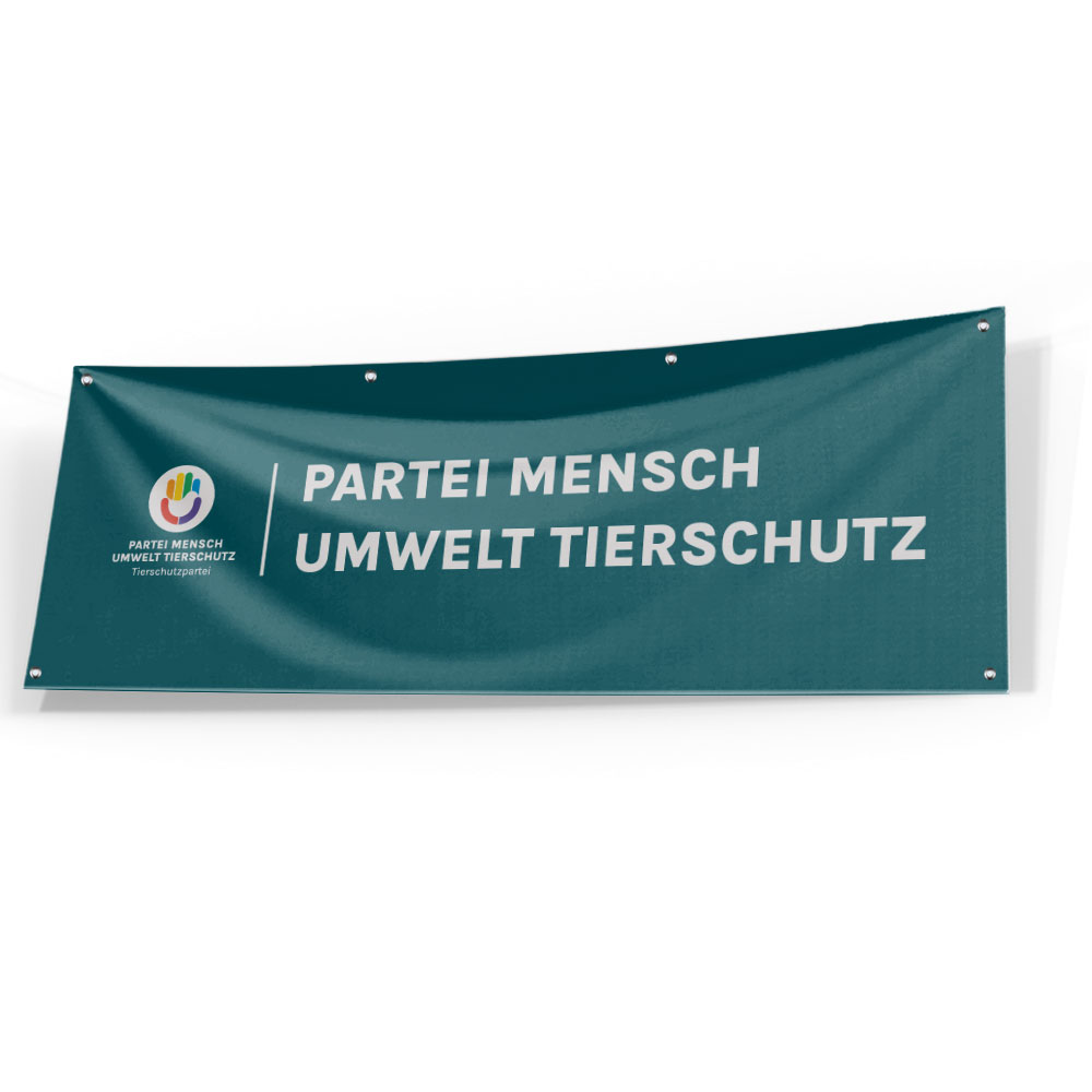 Banner »Logo+Claim« 200x70cm