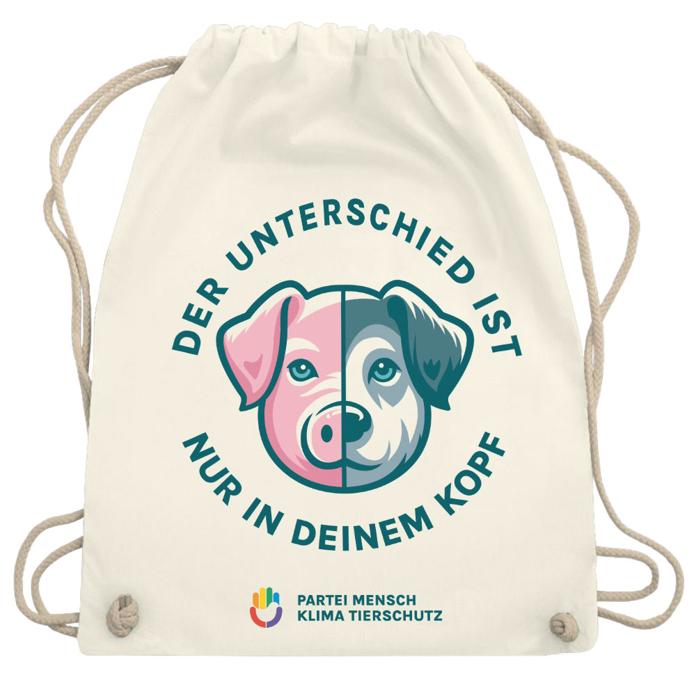 Turnbeutel / Stoff-Rucksack »Kein Unterschied«