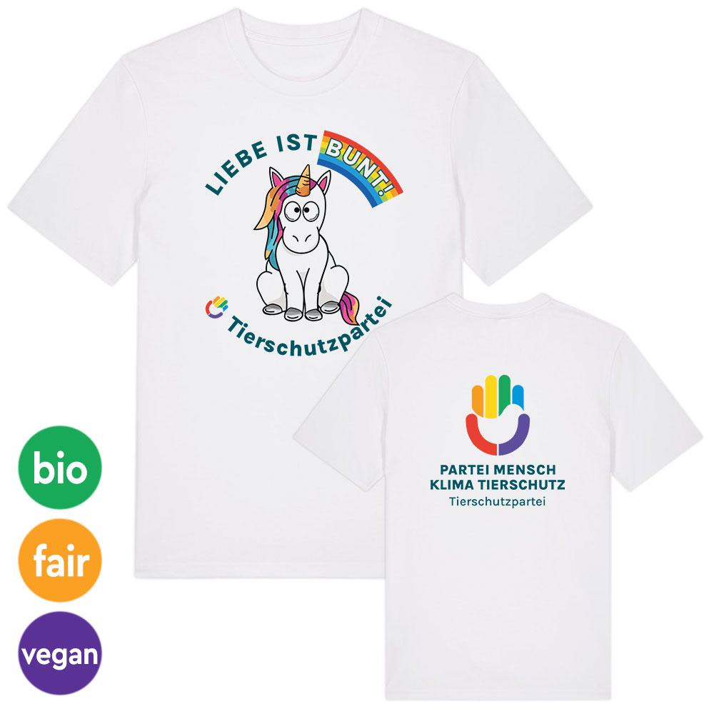 T-Shirt »Einhorn Liebe«