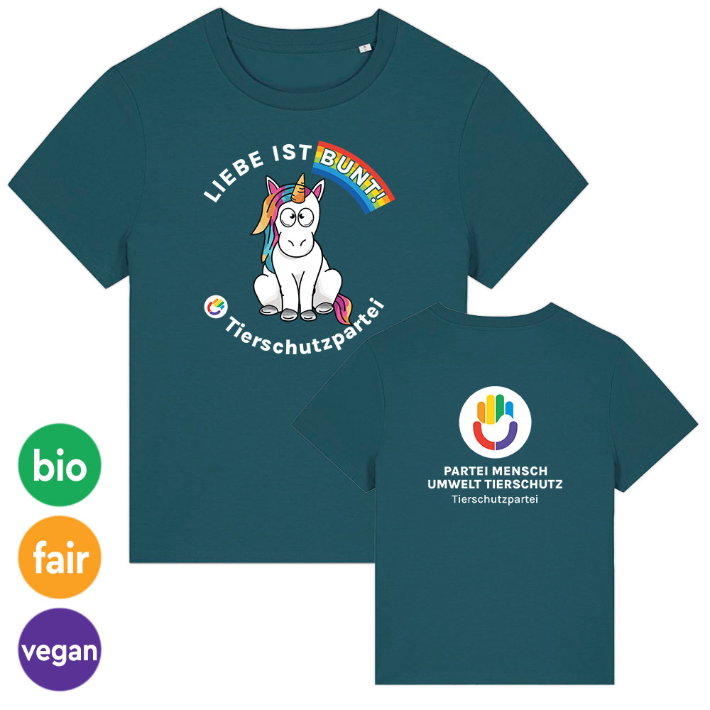 T-Shirt »Einhorn Liebe« femininer Schnitt