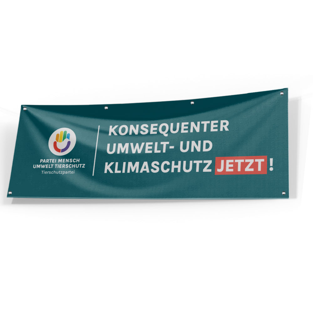 Banner »Konsequent« 200x70cm