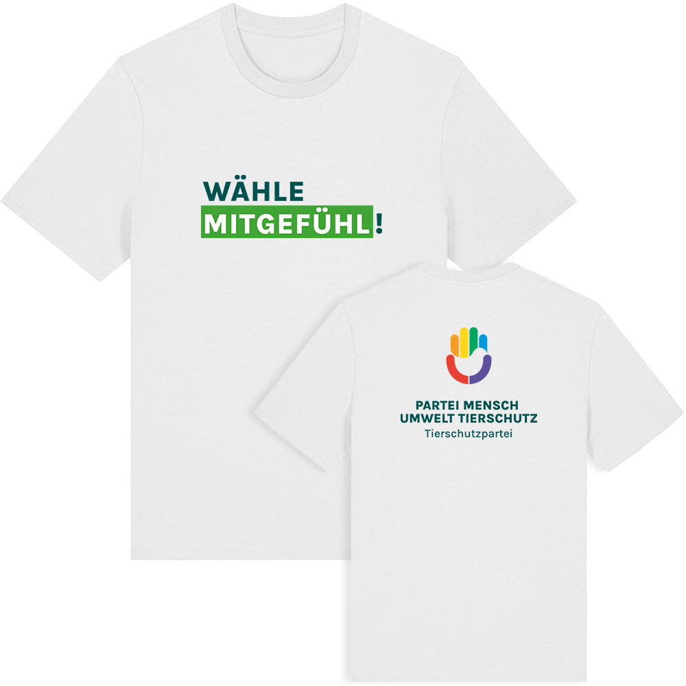 T-Shirt »Wähle Mitgefühl + Logo«