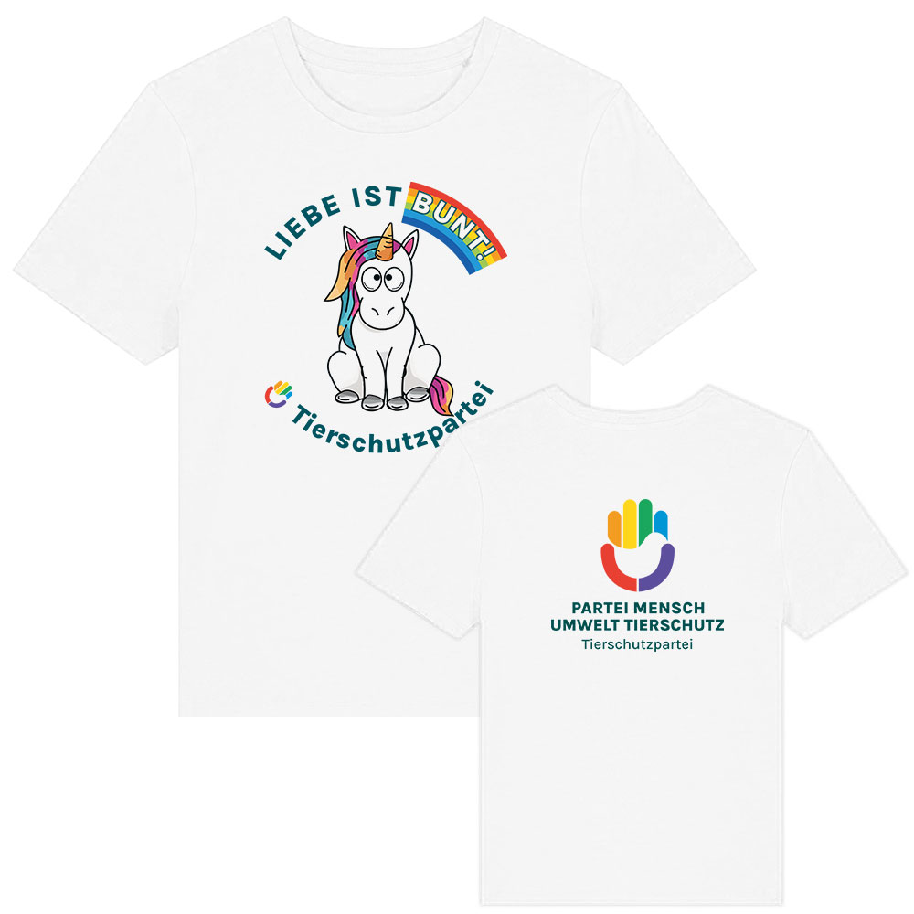 T-Shirt »Einhorn Liebe« femininer Schnitt