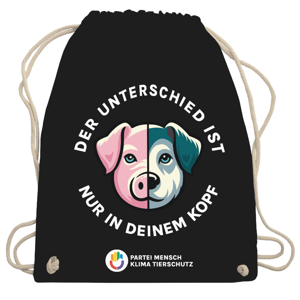 Turnbeutel / Stoff-Rucksack »Kein Unterschied«