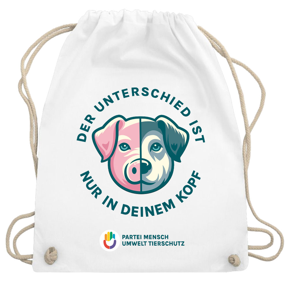 Turnbeutel / Stoff-Rucksack »Kein Unterschied«