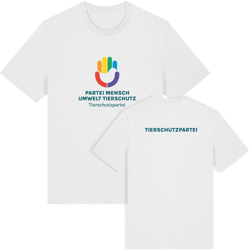 T-Shirt »Logo + TIERSCHUTZPARTEI«