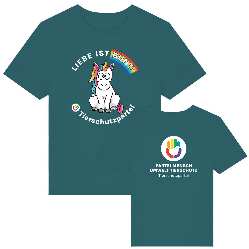T-Shirt »Einhorn Liebe« femininer Schnitt