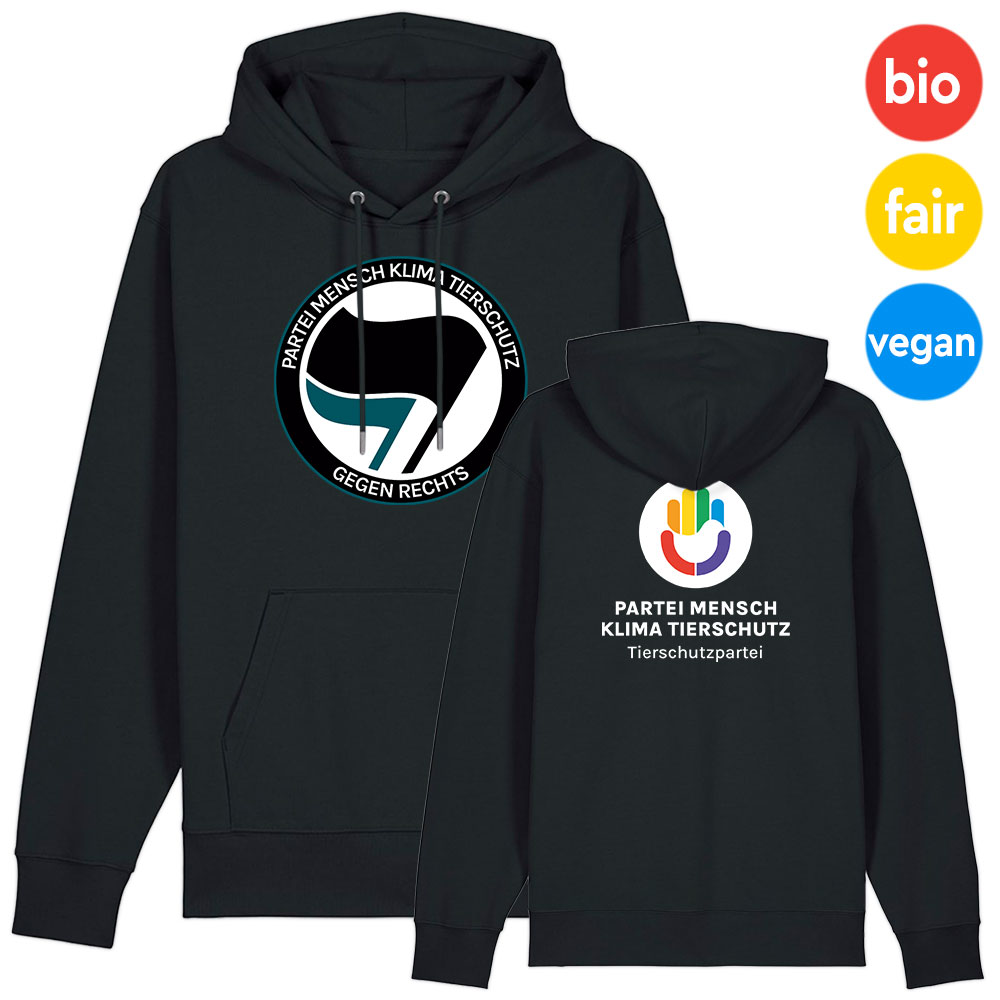 Hoodie »Antifa« XS black