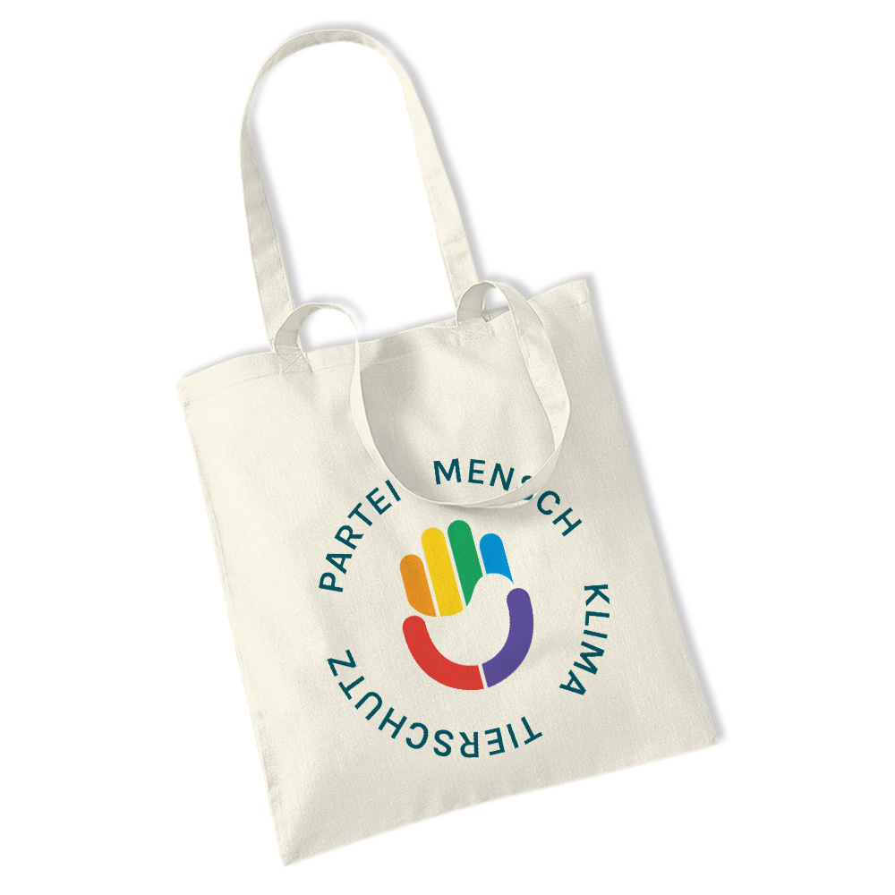 Einkaufstasche / "Jute"-Beutel »TSP Signet+Claim«