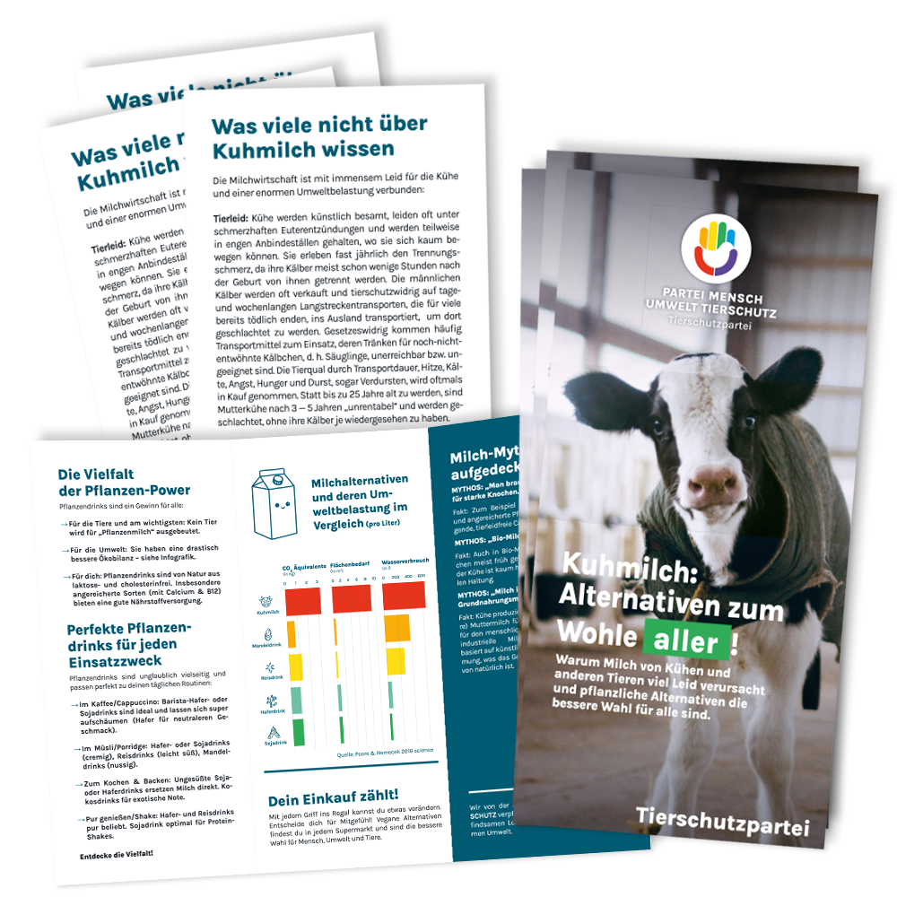 Flyer »Milch« (100 Stück)