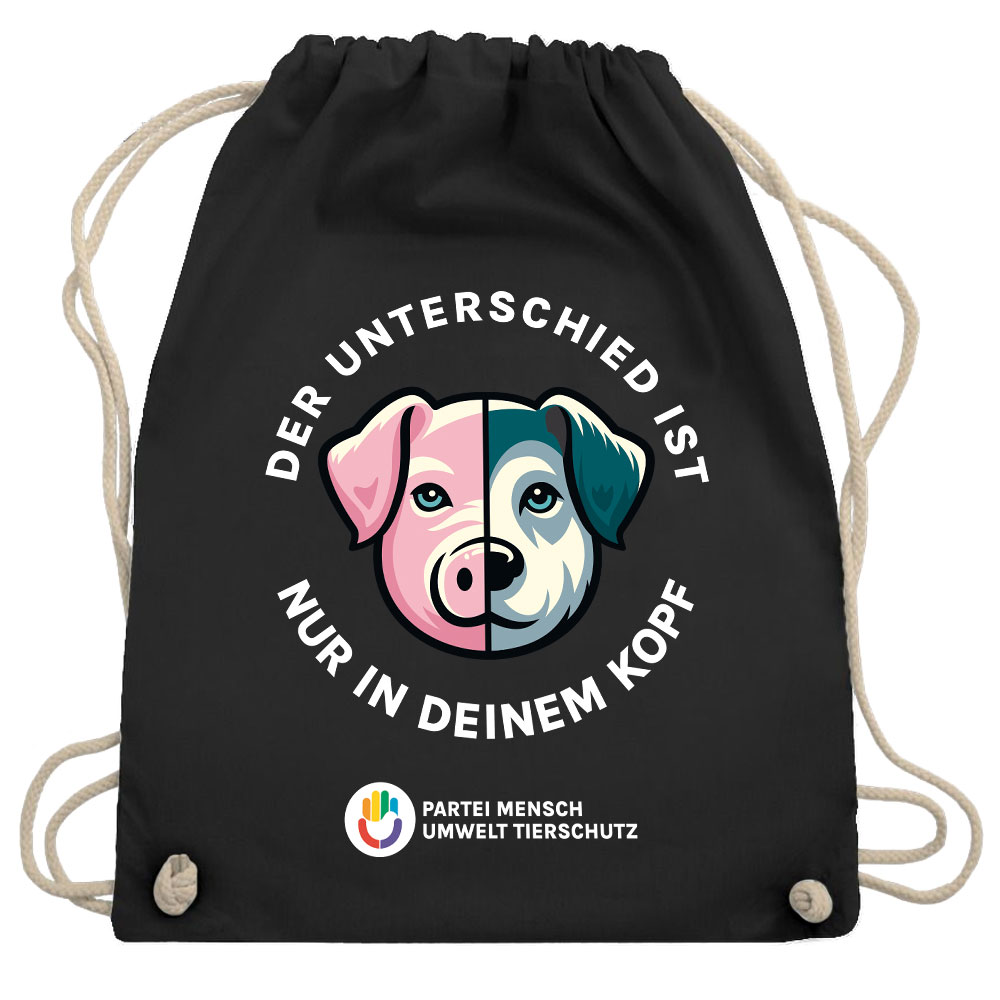 Turnbeutel / Stoff-Rucksack »Kein Unterschied«