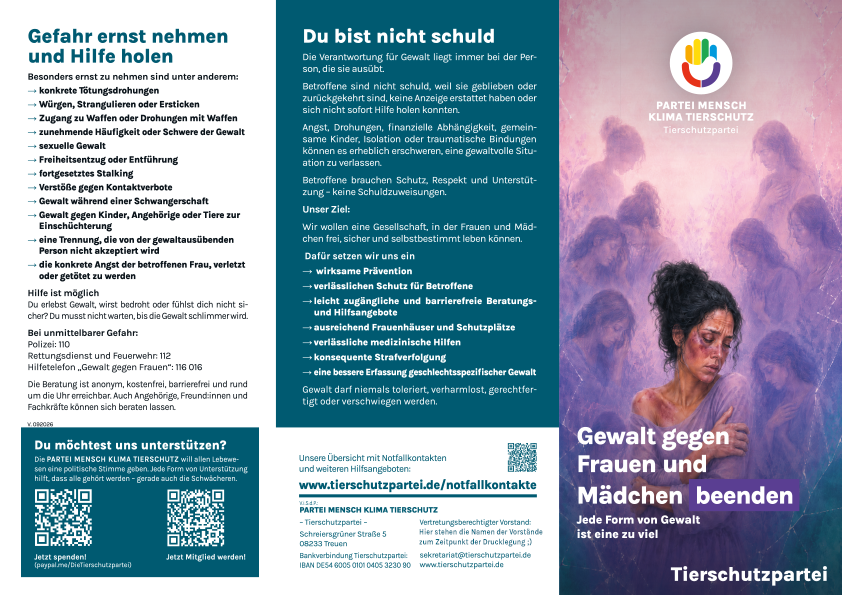 Flyer »Femizide« (100 Stück)