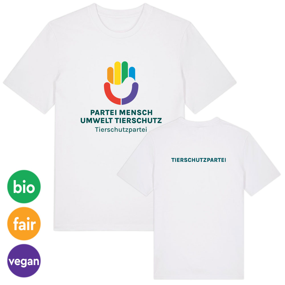 T-Shirt »Logo + TIERSCHUTZPARTEI«