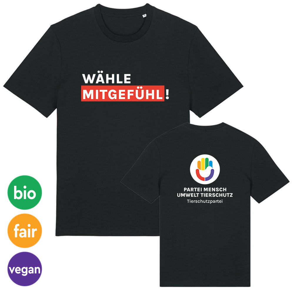 T-Shirt »Wähle Mitgefühl + Logo«