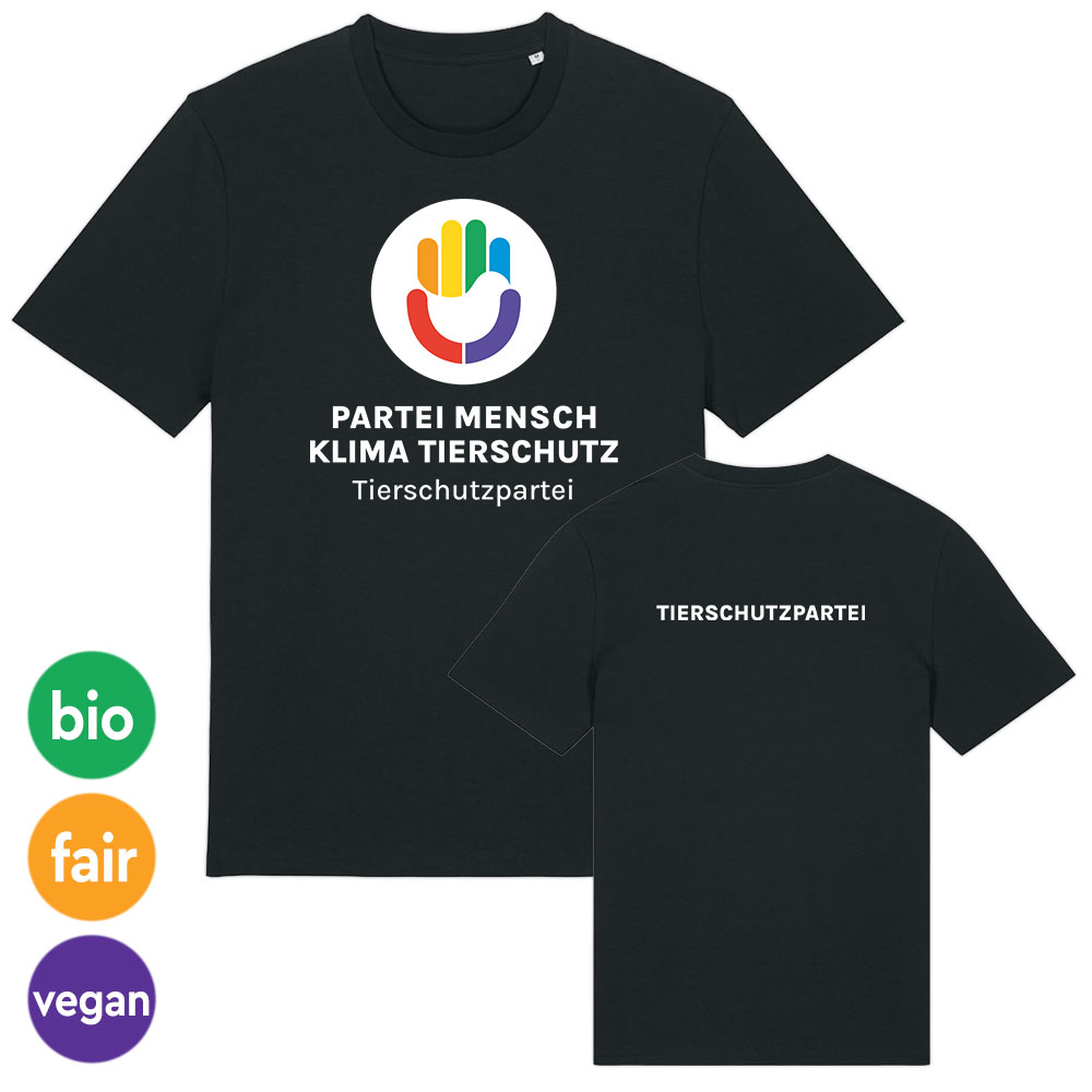 T-Shirt »Logo + TIERSCHUTZPARTEI«